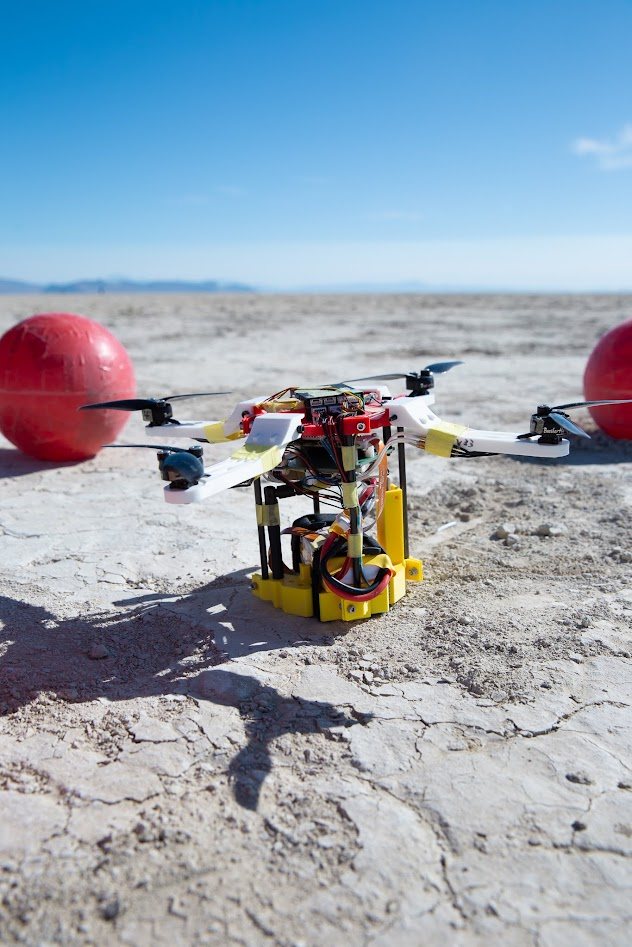 ARLISS会場のマルチコプター型CanSat